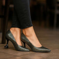 Royal Metallic Heel Wear Luvensi