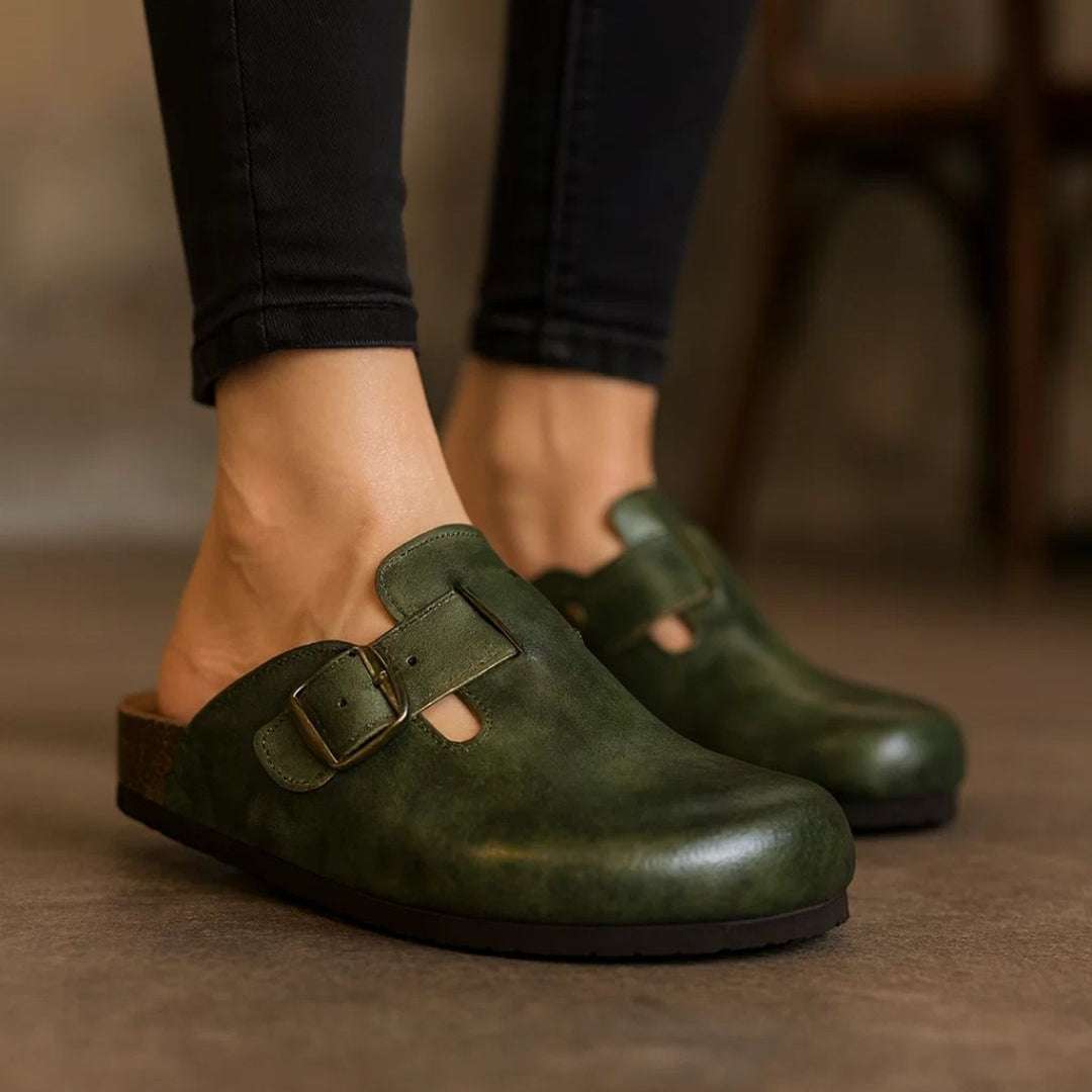 Men's Genuine-Leather Clog Patina Edition Wear Luvensi