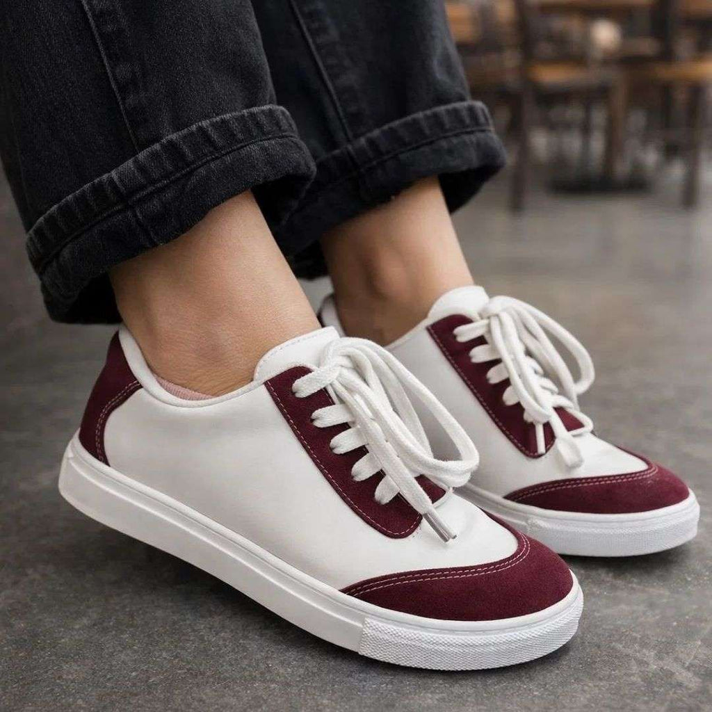 Synthetic Leather Casual Sneaker (38) Wear Luvensi