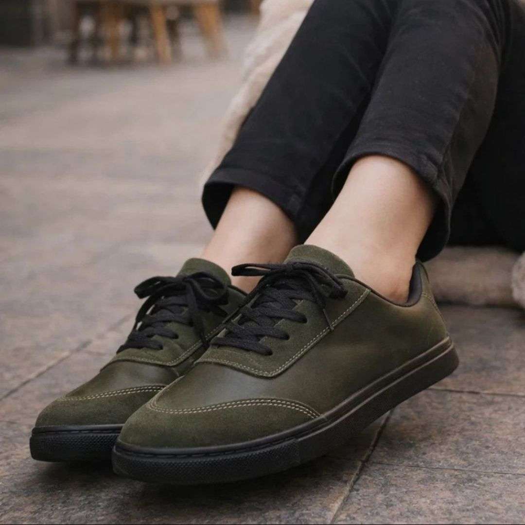 Synthetic Leather Casual Sneaker Wear Luvensi