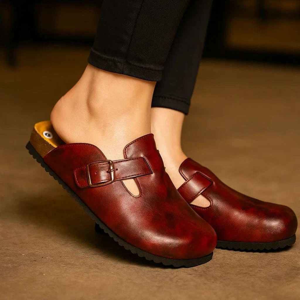 Men's Genuine-Leather Clog Patina Edition Wear Luvensi