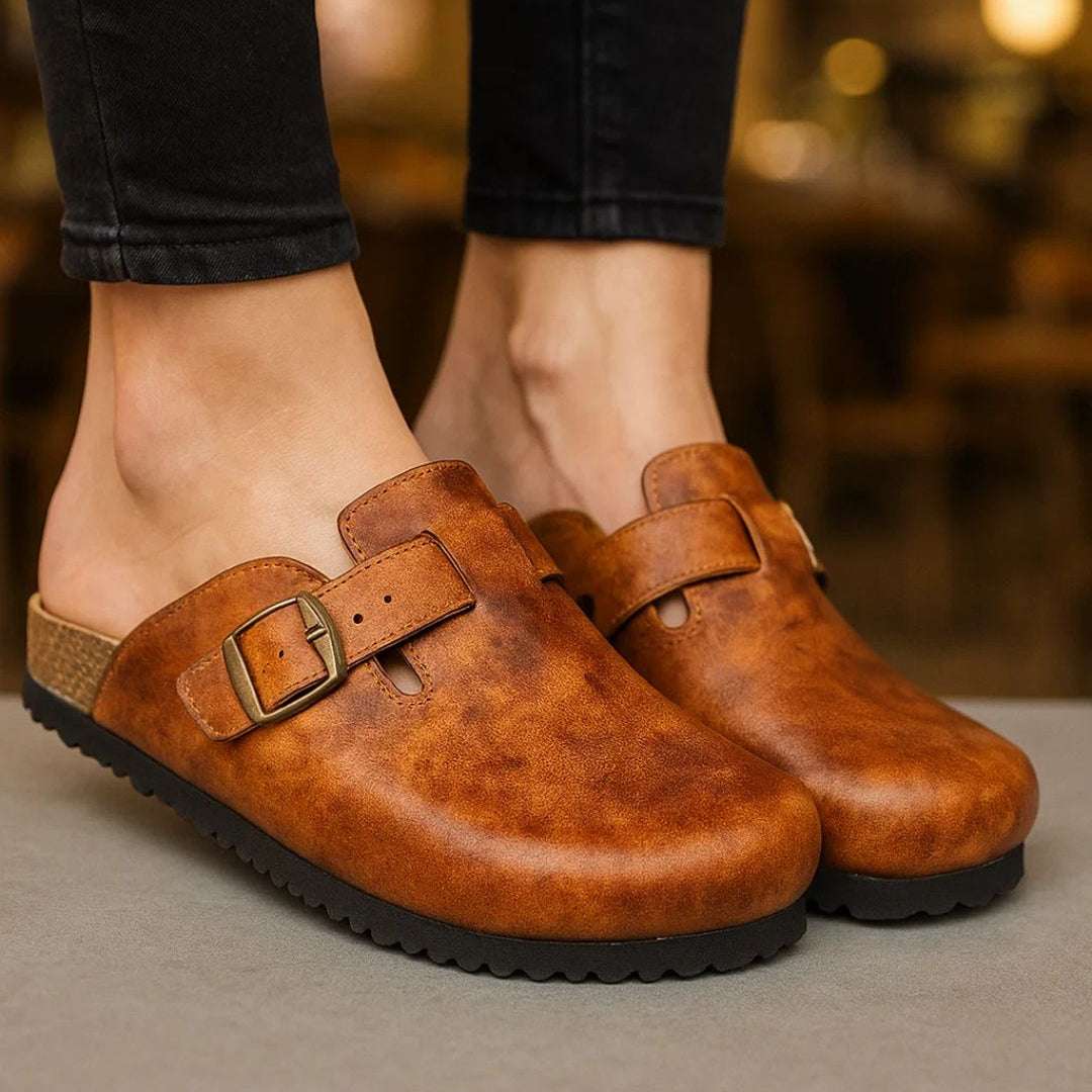 Men's Genuine-Leather Clog Patina Edition Wear Luvensi