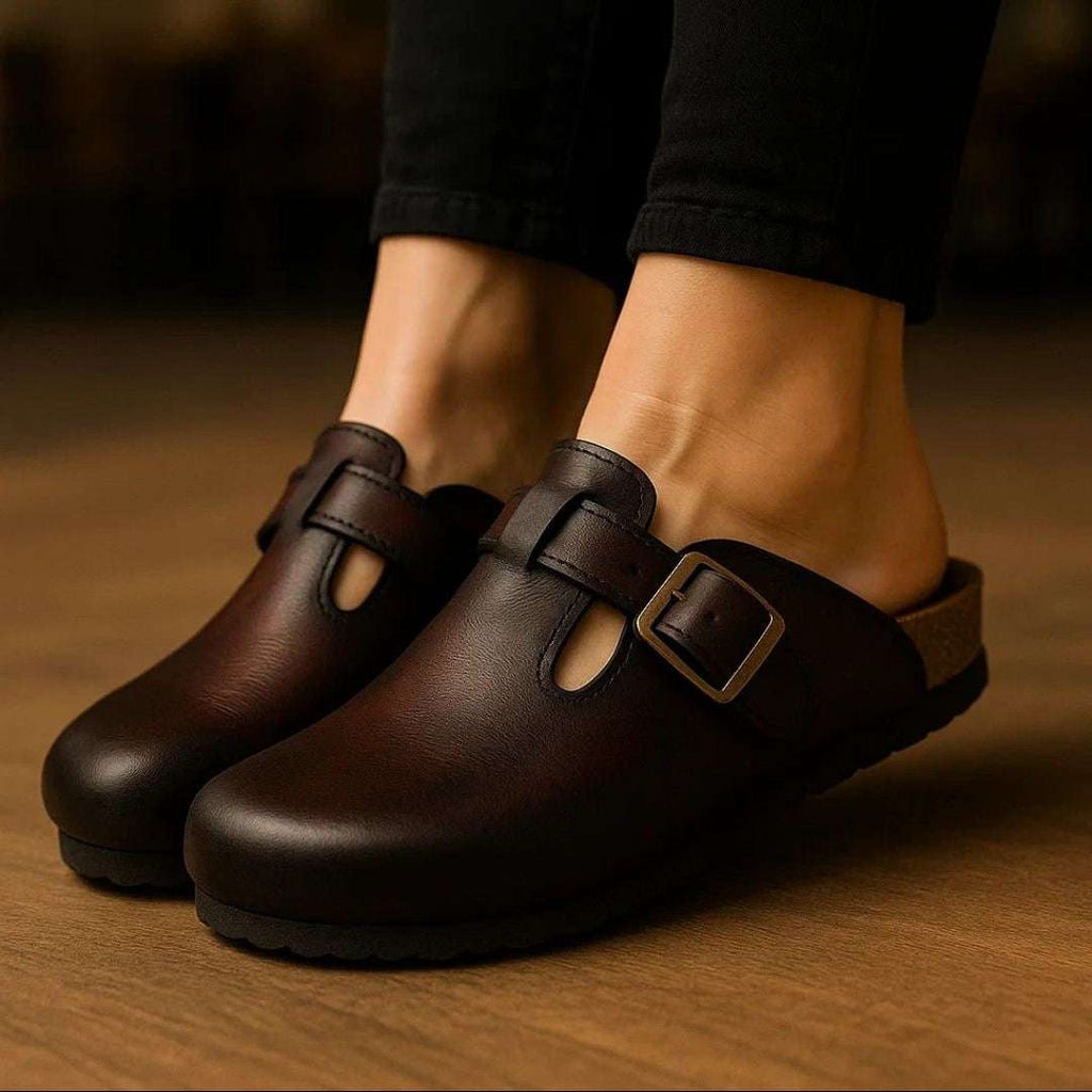 Women's Genuine Leather Clog Patina Edition Wear Luvensi