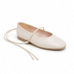 Lace-Up Ballet Flats Wear Luvensi