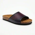 Genuine Leather Slipper Patina Edition Wear Luvensi
