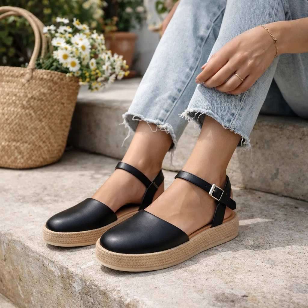 Women's Genuine Leather Sandal _ 41 Wear Luvensi