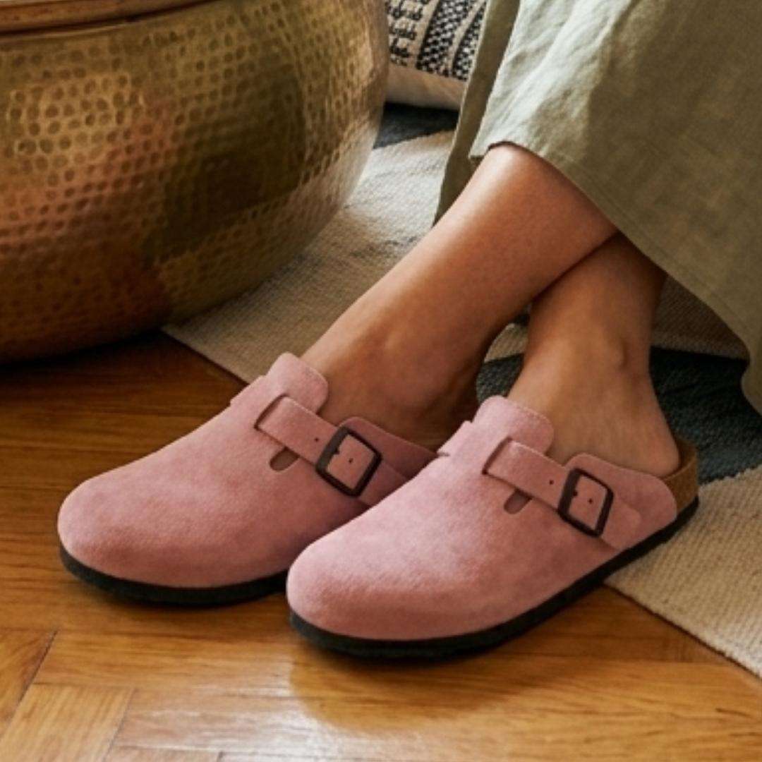 Women's' Synthetic Leather Clogs Wear Luvensi