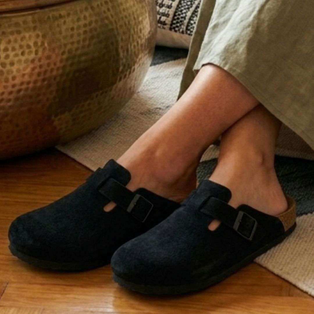 Women's' Synthetic Leather Clogs Wear Luvensi