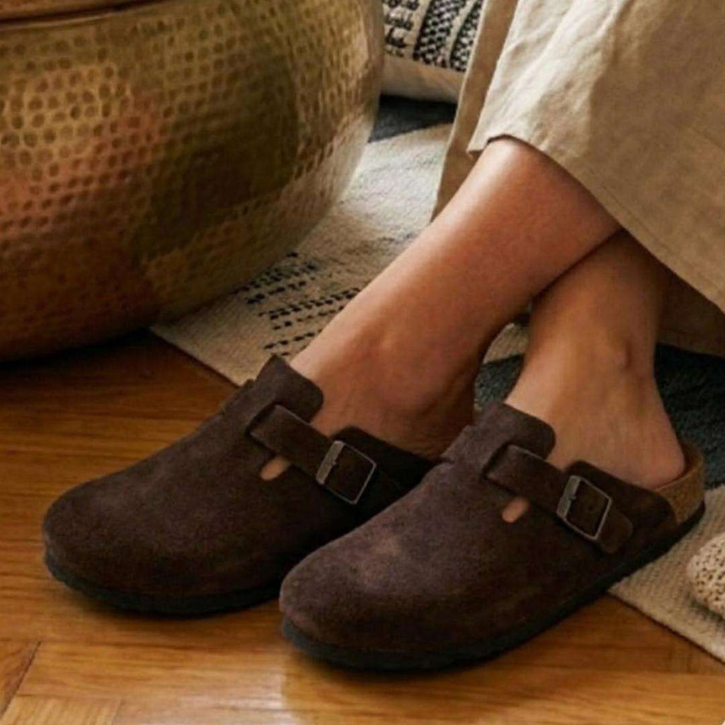 Women's' Synthetic Leather Clogs Wear Luvensi