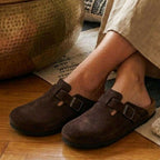 Women's' Synthetic Leather Clogs Wear Luvensi